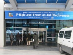 Fourth High Level Forum on Aid Effectiveness, Busan, Korea